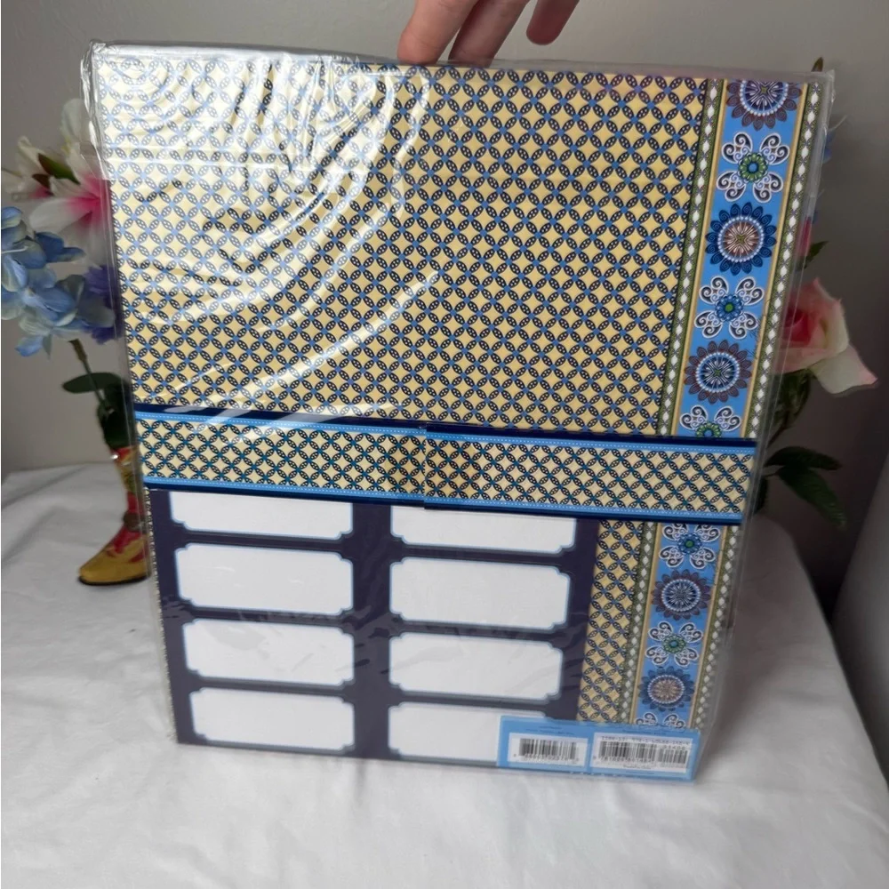 NWT Vera Bradley Bali Blue Pocket Folders Retired Rare